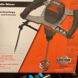 Rigid, Single Paddle Mixer