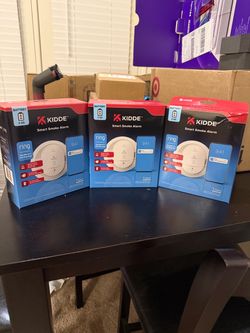 Kidde Smart Smoke Alarm with Ring – Lot of 3