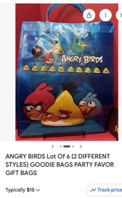 Bolsitas para Dulces Angry Birds