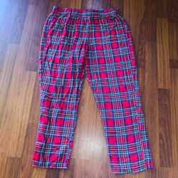 Unbranded Men’s Red Plaid Lounge Pants Size Medium (32-34) *SHIPPING ONLY*