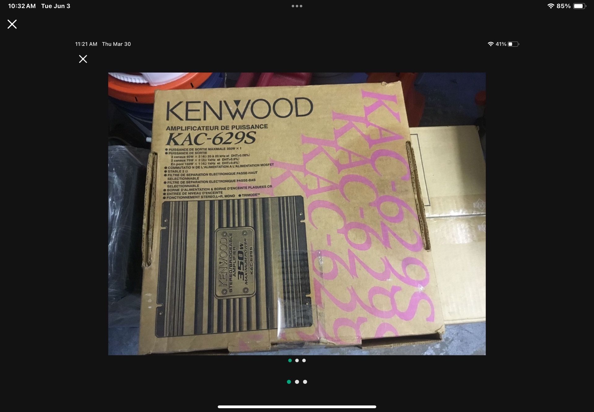 Kenwood Amplifier & speaker box