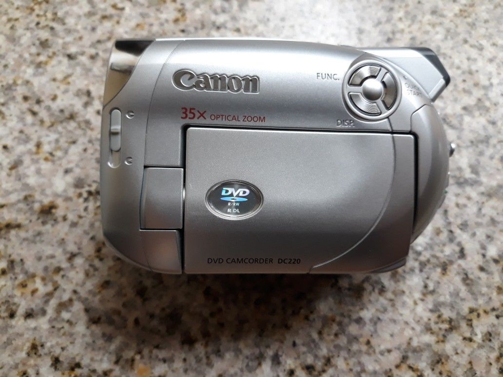 Video cámara canon DC220,