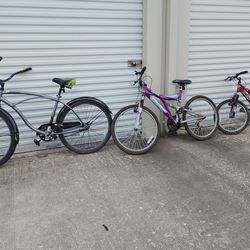 Three bike 🚲 for sale in great condition