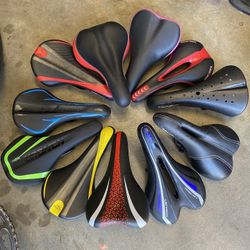 Variety Of Bike Seats 