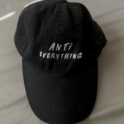 Streetwear Hat Anti Everything