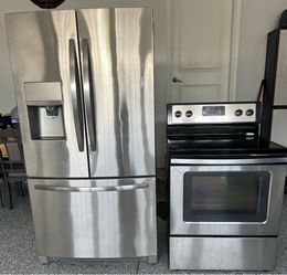 Refrigerator and stove