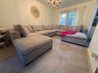 Grey Thomasville Cloud Couch
