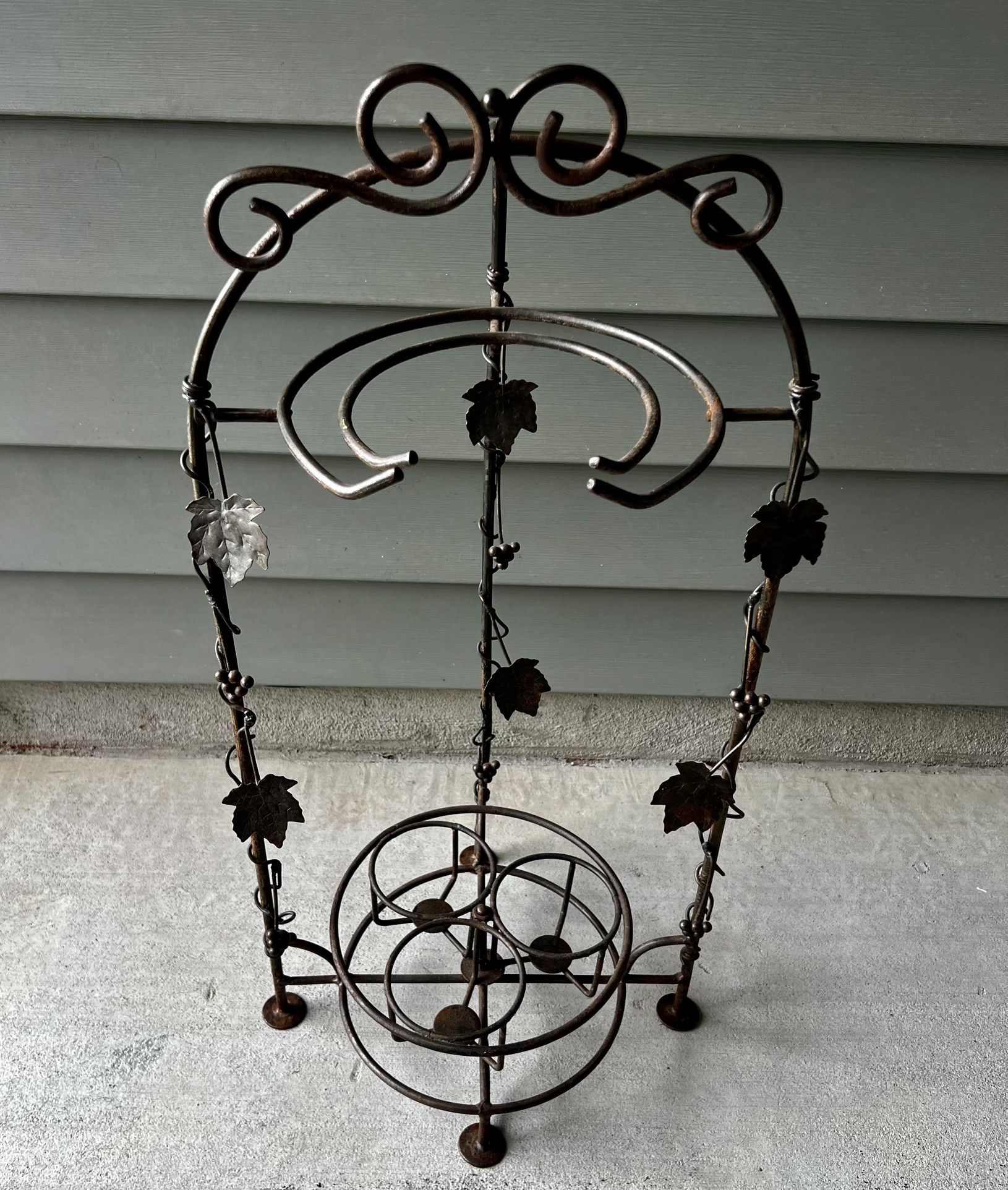 Unique Wine Bottle And Glass Stand