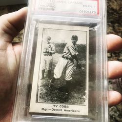 1922 E121 American Caramel Vintage Ty Cobb Baseball Card
