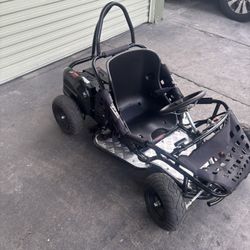 Baja 1000W 48V Electric Kids Go-Kart - Black