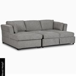Light Gray Pull Out Couch