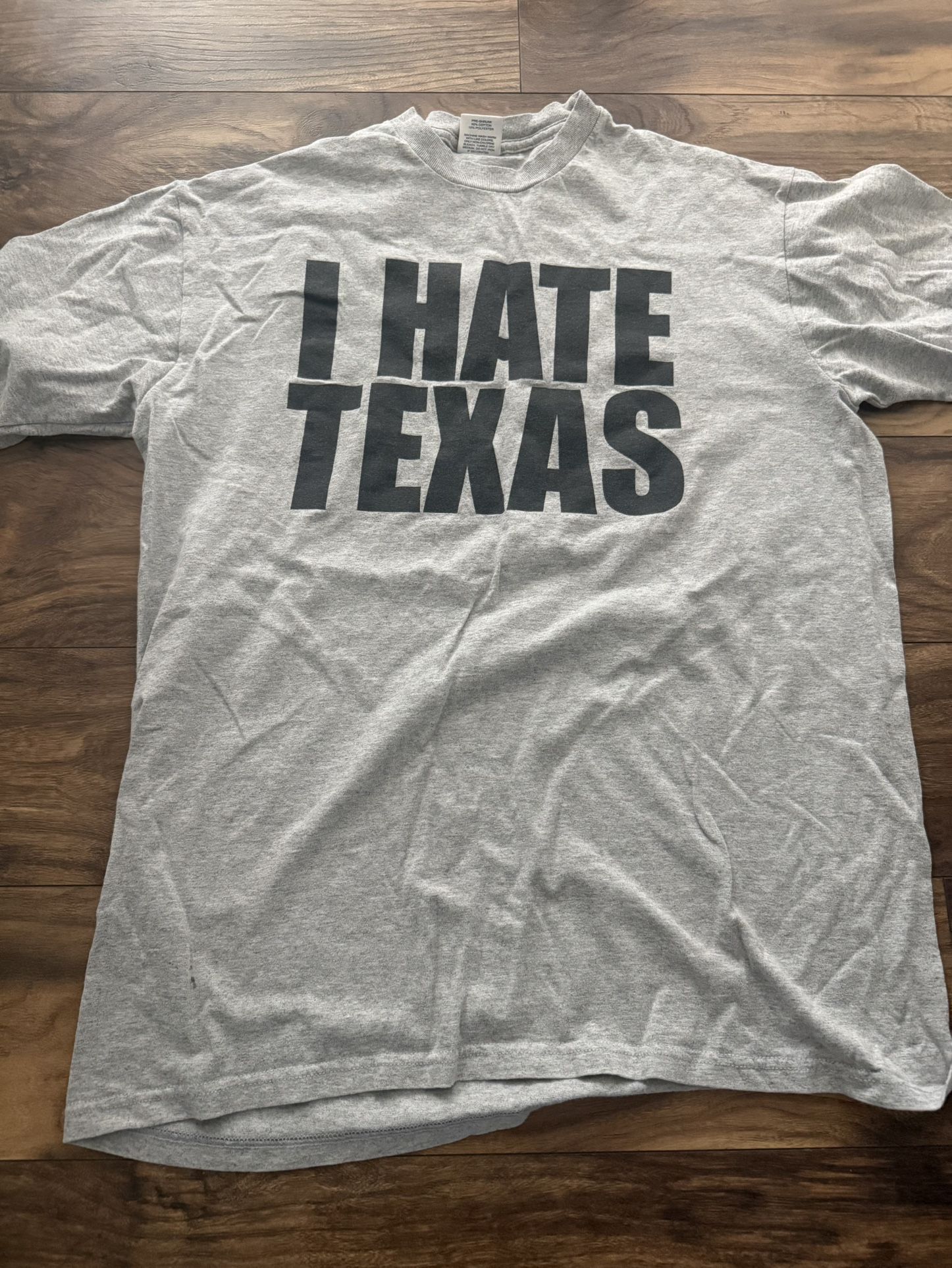 Supreme I Hate Texas grey shirt 