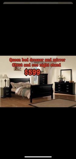 Brand new luxury bed room set on sale 40$ down take home today!!!no credit check🚨🚨
