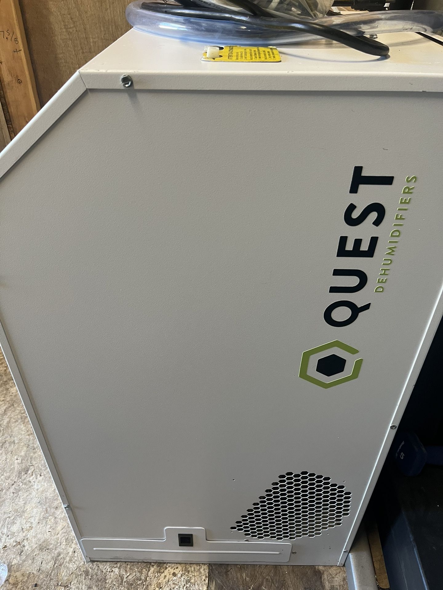 QUEST DUAL 225 HIGH EFFICIENCY DEHUMIDIFIER SERIES MODEL #(contact info removed)