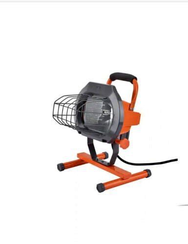 HDX 600 Watt Halogen Portable Work Light Home Workshop Construction in/Outdoor