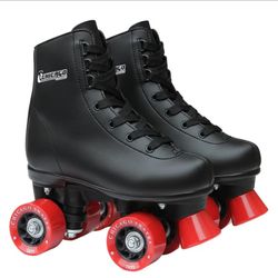 Roller Skates for Girls & Boys – Durable Top Performance Indoor/Outdoor Use Skate Shoes with Padded Ankle Collar, Lace-Up & Velcro Strap – 54mm Uretha
