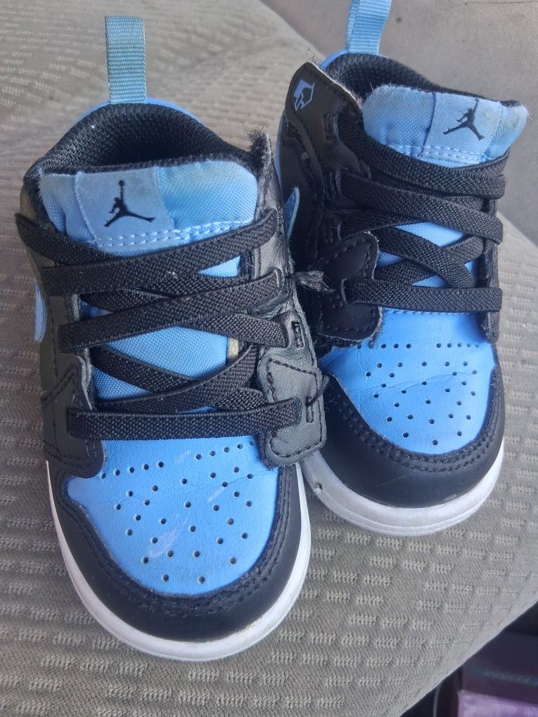 Blue NIKE BABY SHOES