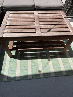 Outdoor coffee table