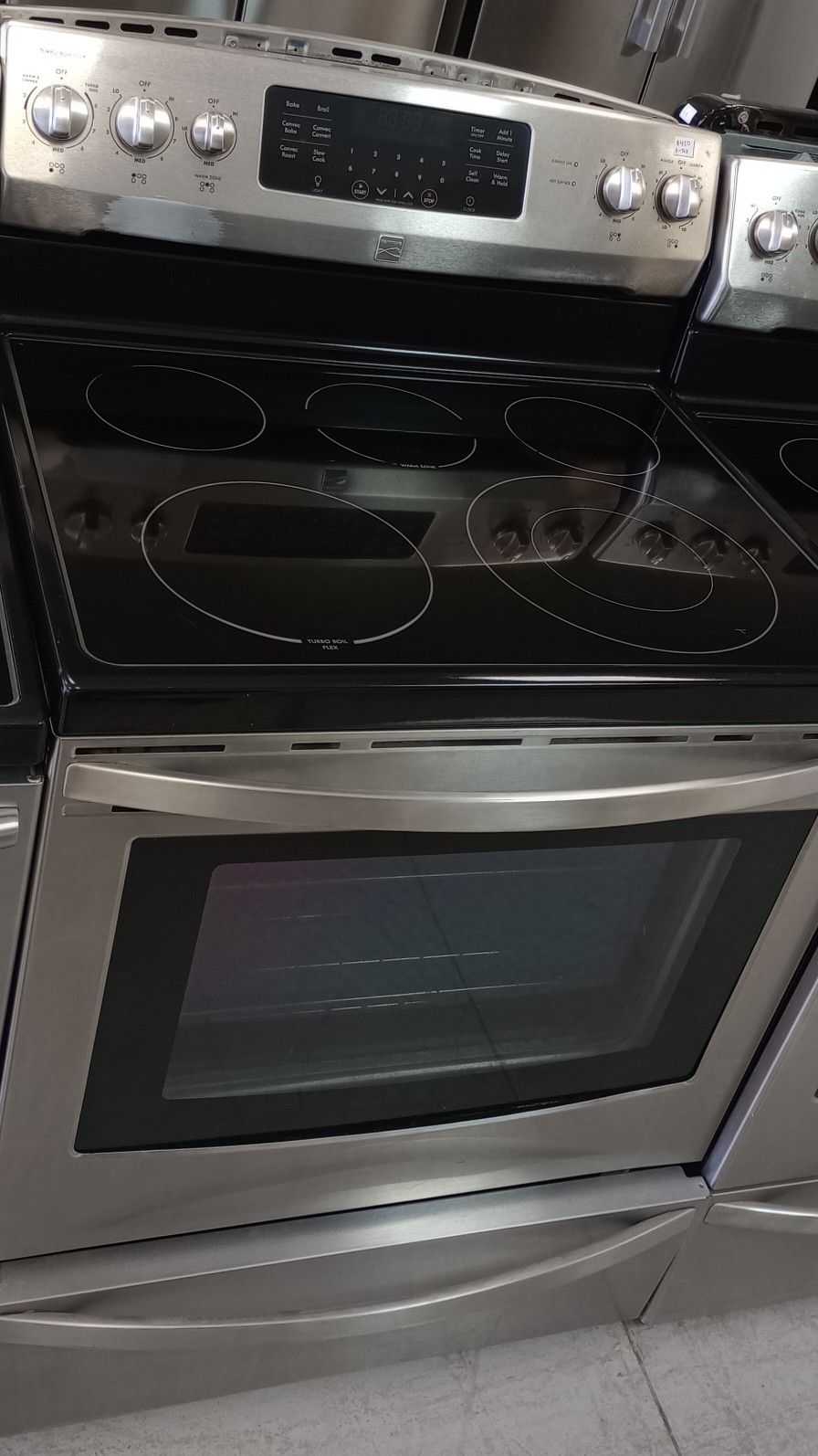 Kenmore Stainless Electric Glass Top Stove with warranty Delivery Available Fee Depend on