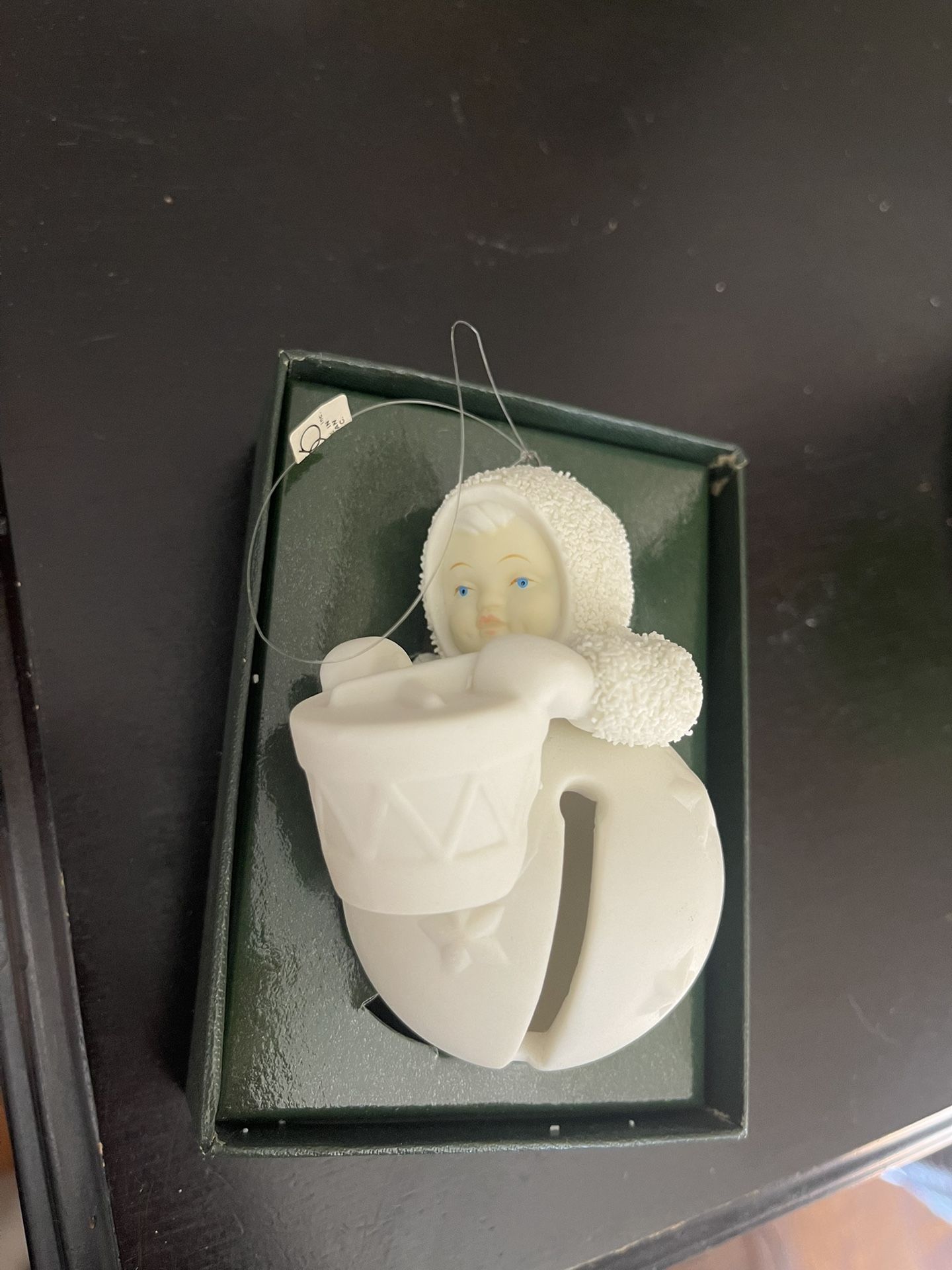 Dept 56 snowbabies angel Drummer bell Ornament