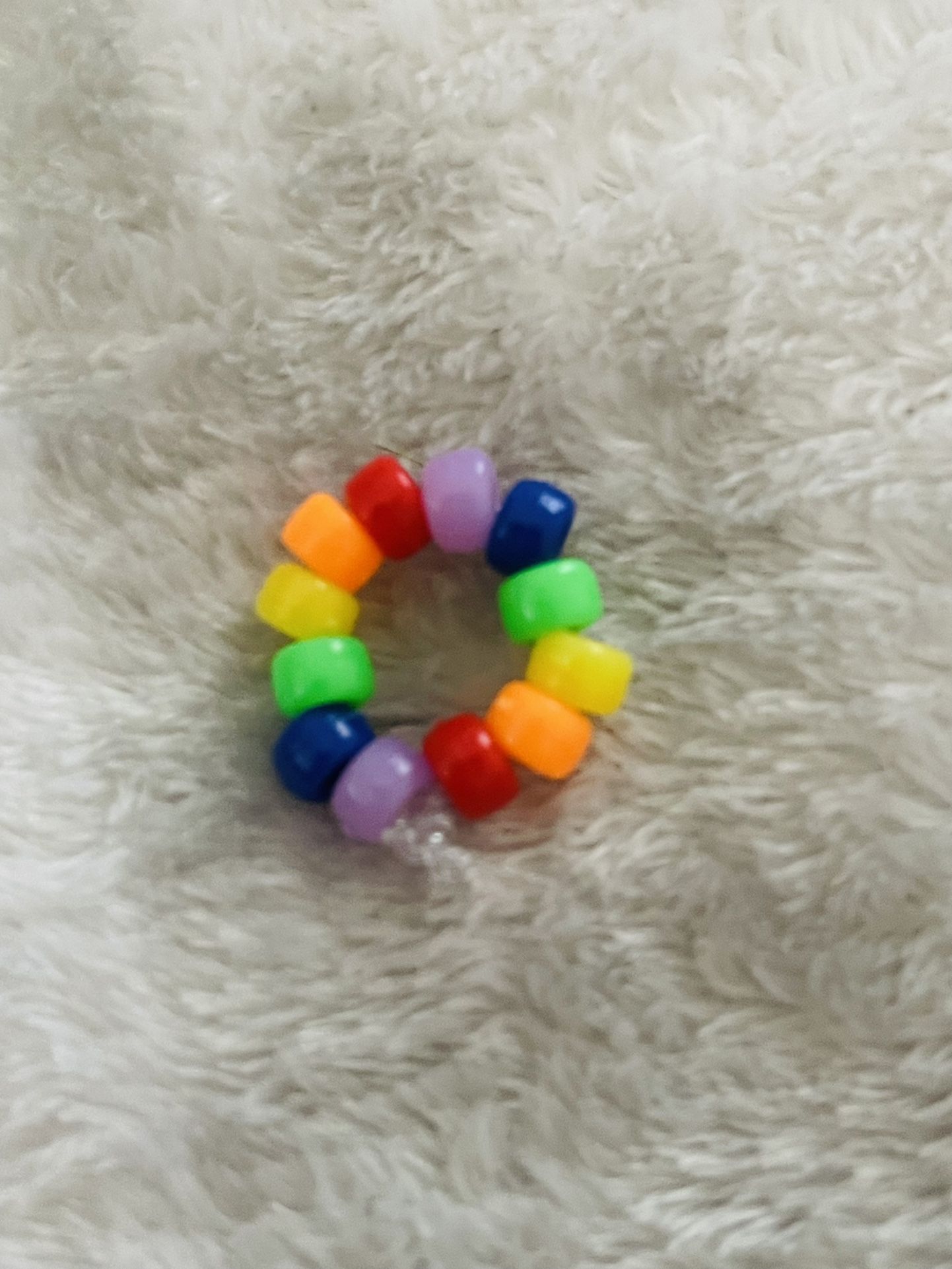 Colorful Beaded Rings