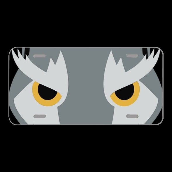 License Plate Novelty Car Front Wolf Emoji Animals Emoticons