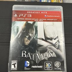 Batman Arkham Asylum/Batman Arkham City Dual Pack PlayStation 3