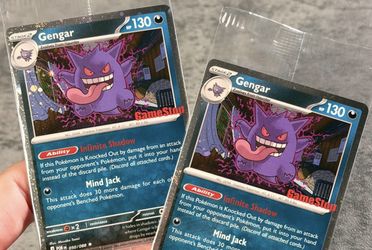 Iso wtb gengar sealed promo from GameStop / ebgames paying Best price