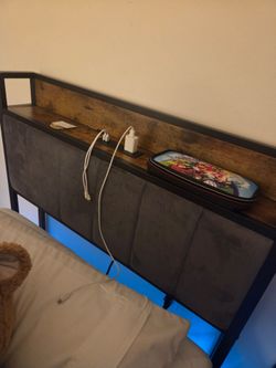 Twin bed with twin mattress