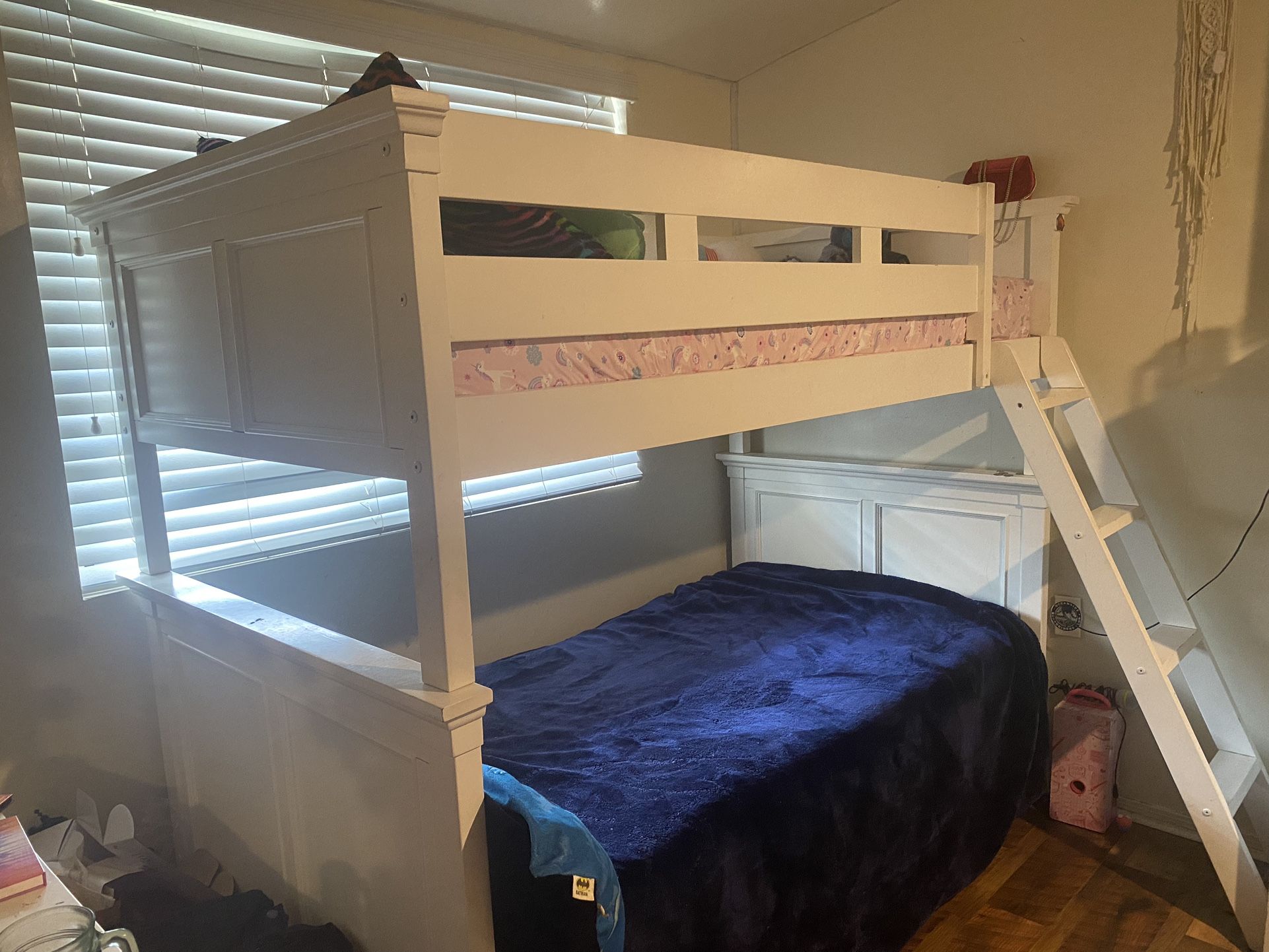 White Bunk Bed