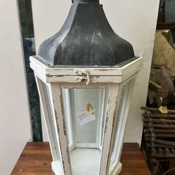Vintage Wood Lantern $30 Vintage wood lantern $30