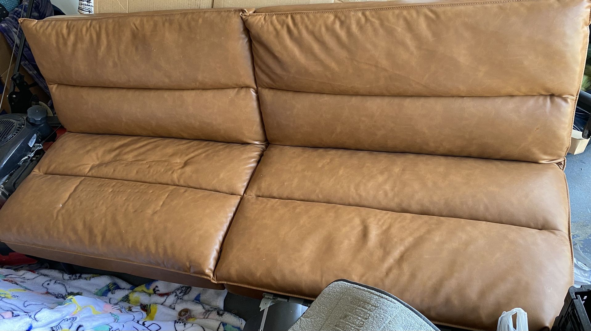 Brown Sofa Futon Couch
