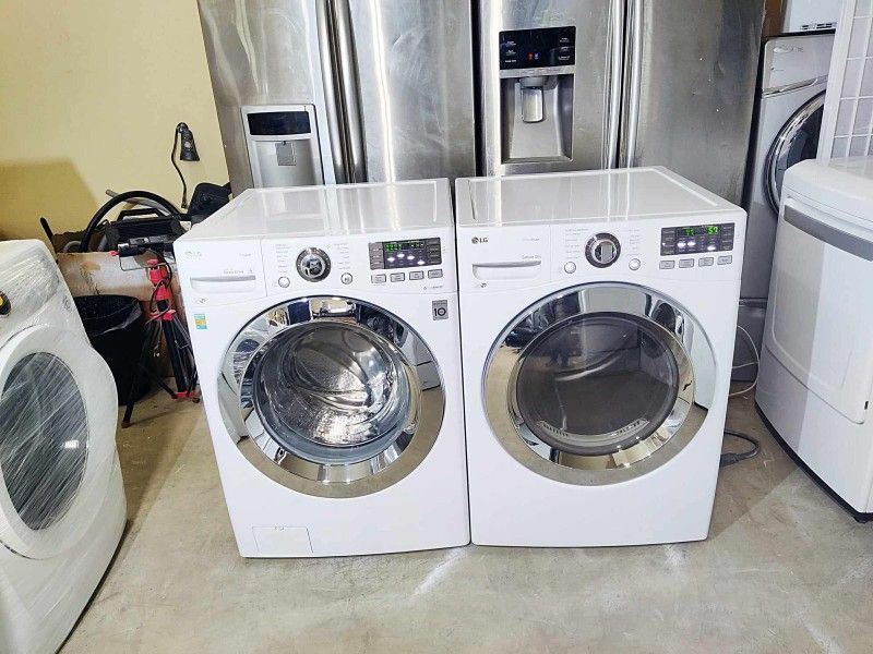 LG STEAM WASHER AND DRYER