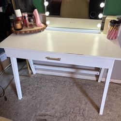White desk