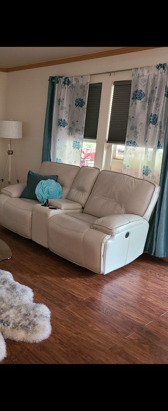 Leather Sofa and Love Seat