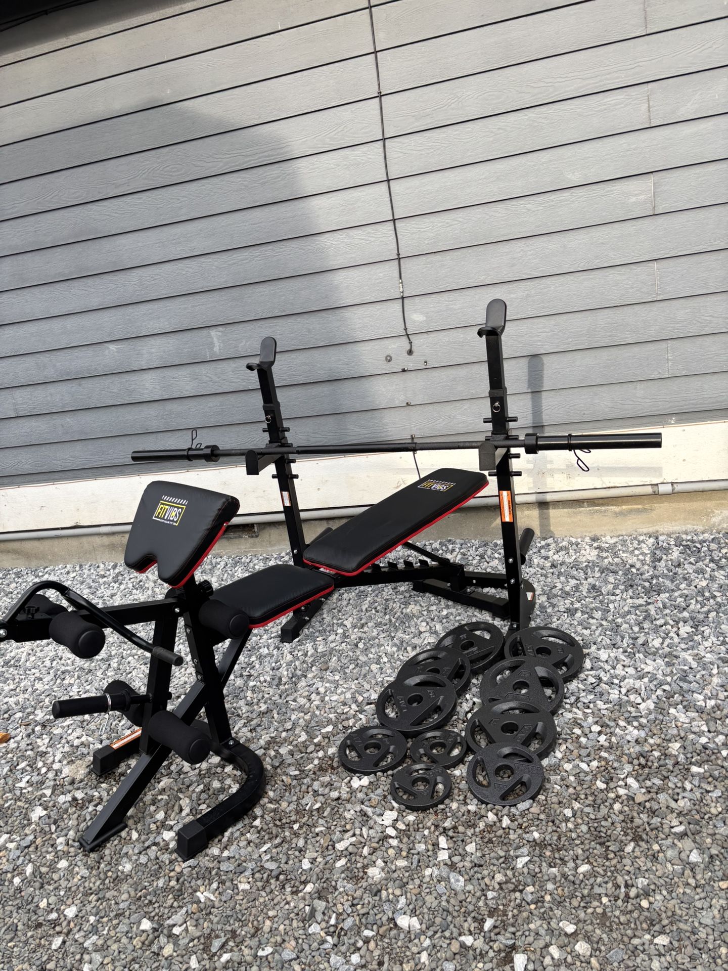 Weight Bench Squat Rack Weights Bar