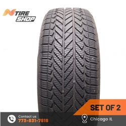 Set of 2 Used  9/32    225/55R19  99V  Bridgestone  WeatherPeak