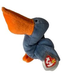 TY Beanie Baby Scoop the Pelican 1996 retired Stuffed Animal Toy Plush 