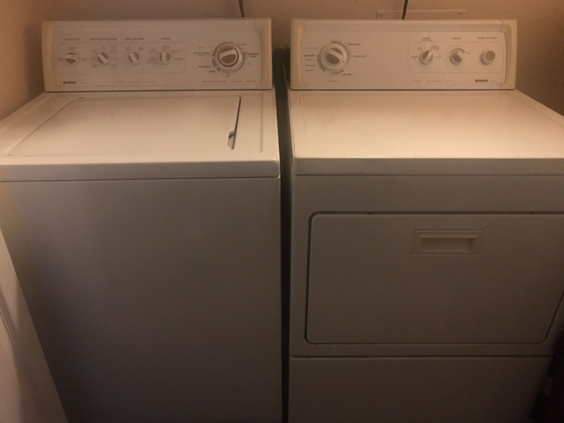 Kenmore Washer & Dryer