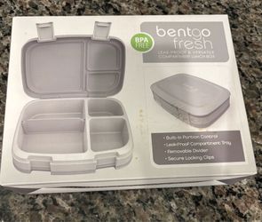 Bentgo Fresh & Versatile Compartment Lunch Box – Gray – Brand New in Box