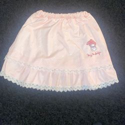 My Melody skirt w/lace trim size S