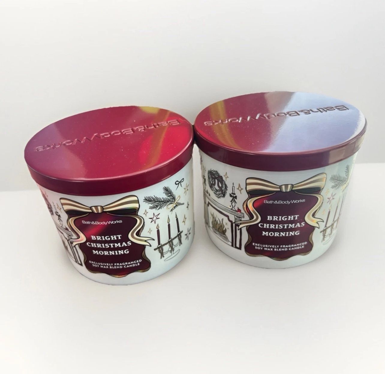 Bright Christmas Morning 3 Wick Candle By Bath & bodyworks