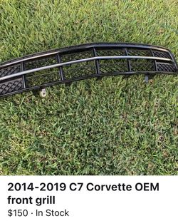 2014-2019 C7 Front OEM Grill