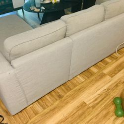 Ikea Manstad Right Sided Chaise Lounge Sleeper Sofa With Storage