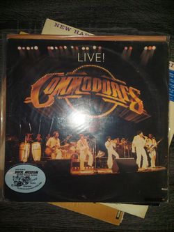 Original Vinyl LP Record Album Commodores Live Concert 