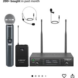 Combo 3 Wireless Microphone  In The Box Are New 99$ Only 