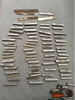 Machinist lathe blanks vintage new