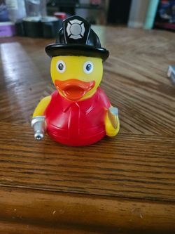 Firefighter rubber duck
