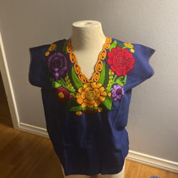 Blusa Mexicana L De Artesania Mexicano