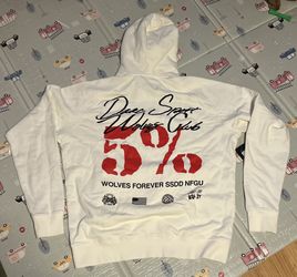 Darc Sport LOVE IT KILL IT NFGU RAGLAN HOODIE Rich Piana Cream Size Medium Brand New